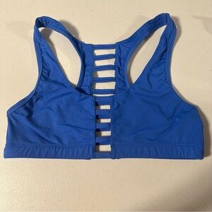 PINK Victoria's Secret Blue Sports Bra